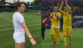 Cum a aparut Simona Halep la meciul Romaniei de aseara. Nici nu o recunosti daca o vezi