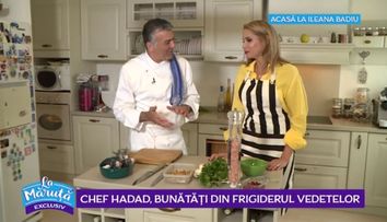 VIDEO Chef Hadad, ia la control frigiderul vedetelor
