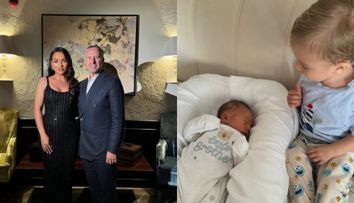 Landon Abram, fiul lui Laurențiu Reghecampf și al Corinei Caciuc, a împlinit un an. Imagini rare cu mezinul familiei: „Iubirea mea”