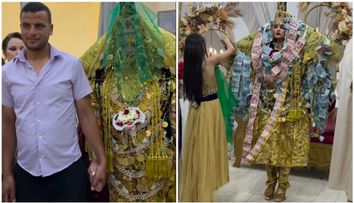 Țara în care mireasa pleacă de la nuntă cu kilograme de aur. Bărbatul se îmbrăcă lejer, iar femeia este împodobită ca un pom de Crăciun