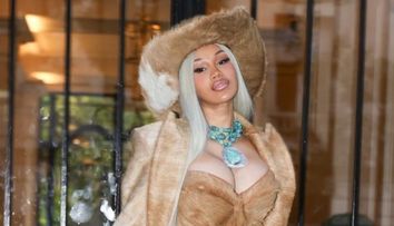 Cardi B, cu blana pe ea la 30 de grade! Cum a venit îmbrăcată artista la concertul lui Beyoncé din Paris FOTO