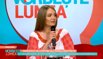 Momentele de cumpănă ale Mariei Constantin. Dezvăluirile emoționante făcute de artistă la Vorbește lumea