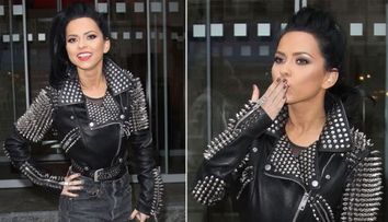 Inna, intr-o jacheta Burberry de 5.000 de euro FOTO!