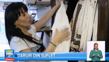 Cadouri de suflet pentru romanii plecati printre straini. Ce face ea este o adevarata opera de arta