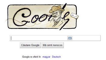 Google il omagiaza pe I.L. Caragiale, la 160 de ani de la nasterea scriitorului roman