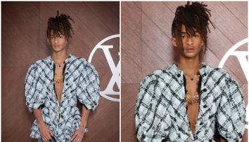 Fiul lui Will Smith, pe tocuri, decoltat și cu o jachetă cu volane, mulată în talie. Fanii: 