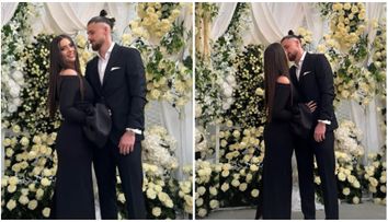 Radu Drăgușin și iubita Ioana, apariție de gală la nunta anului! Cei doi îndrăgostiți au stat toată noaptea pe ringul de dans