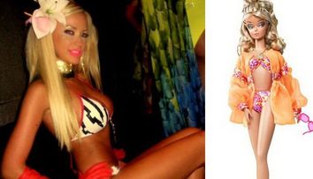 In plastic e fantastic: Bianca Dragusanu seamana leit cu Barbie! Iata DOVADA!