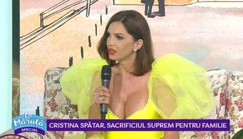 Cristina Spătar face dezvăluiri. Ce sacrificii a făcut pentru familie