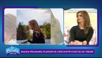 VIDEO Magda Pălimariu, despre planurile pe care le are de Crăciun