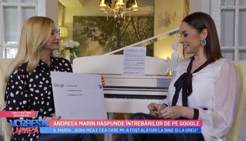 VIDEO Andreea Marin răspunde întrebărilor de pe Google. Ce curiozități au avut internauții