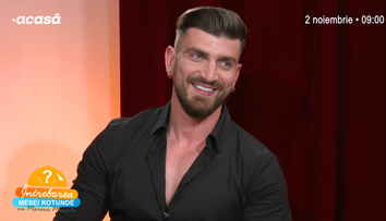 Actorul Silviu Mircescu, dezvăluiri la Întrebarea Mesei Rotunde!  ”Eram chel atunci, nu aveam nici barbă, n-aveam dinți! Implantul de păr l-am făcut când am început să joc în telenovele”