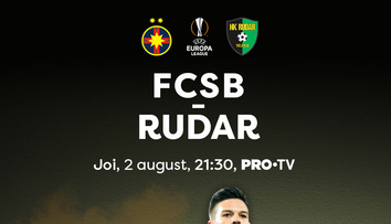 Meciul FCSB – Rudar Valenje e în această seară, de la 21:30, la PRO TV!