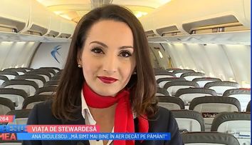 VIDEO Cum este viața de stewardesă. Ne explică Ana Diculescu