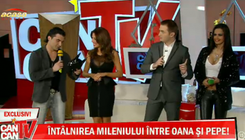 Intalnirea mileniului: Oana Zavoranu si Pepe in acelasi studio. Vezi ce au de impartit