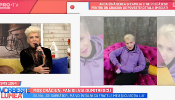 VIDEO Moș Crăciun, fan Silvia Dumitrescu