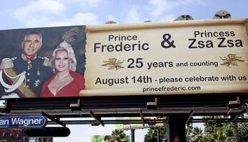 Un cadou original pentru Zsa Zsa Gabor, la 25 de ani de casatorie!