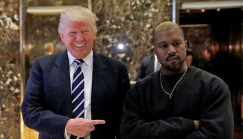 Președintele Statelor Unite, Donald Trump, se întâlnește cu rapperul Kanye West