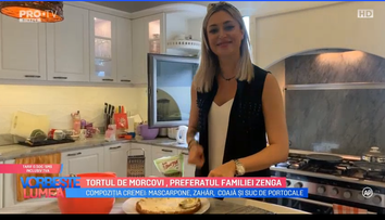 VIDEO Tortul de morcov, preferatul familiei Zenga