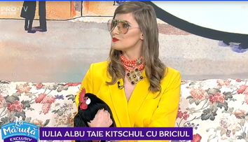 VIDEO Iulia Albu, o nouă apariție inedită. Ce a spus despre fotografiile vedetelor de pe Instagram