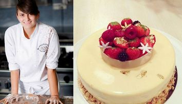 Ana Consulea, expert cofetar, te invata sa faci pas cu pas tortul cu ciocolata alba si capsuni de la MasterChef