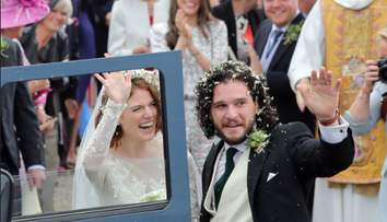 Critici dure la nunta lui Rose Leslie cu Kit Harington. Ce vedetă a creat controverse in rândul fanilor