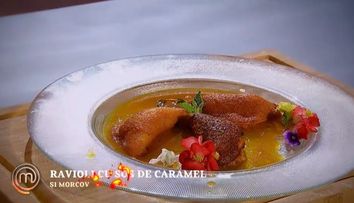 Masterchef 2024, 1 octombrie. Ortensia Iliev - Ravioli cu sos caramel și morcov