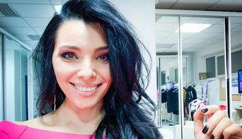 Corina Caragea, aşa cum nu ai mai văzut-o! Se bucură de zăpadă ca un copil