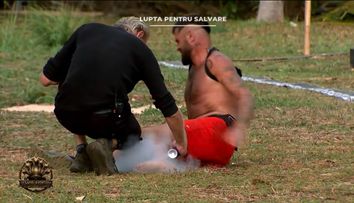 Desafio: Aventura, 21 aprilie. Accidentare dureroasă la Desafio! Dumbo are nevoie de intervenția medicului: ”Am simțit că m-a curentat ceva!”. Nici Rafa nu se simte bine. Cine iese din joc!