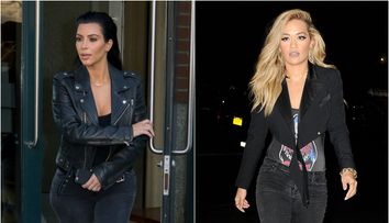 Aceeasi pereche de blugi pe doua corpuri total diferite. Cum arata jeansii Ritei Ora pe vedeta cu cel mai mare posterior, Kim Kardashian