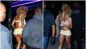 Cum a fost surprinsă într-un moment de neatenție una dintre cele mai populare artiste! Paparazzii au fost pe fază