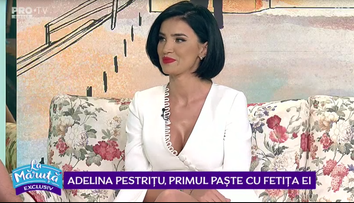 VIDEO Adelina Pestrițu, primul Paște cu fiica ei