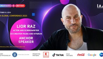 Creativity4Better 2023 anunță Star Speaker! Lior Raz va urca pe scenă în data de 31 octombrie 2023