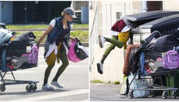 A fost model de succes și era nelipsită de la cele mai tari petreceri mondene de la Hollywood! Acum locuiește pe străzi și caută mâncare prin tomberoane FOTO