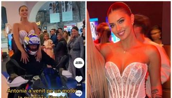 Antonia, decolteu irezistibil la premiera 