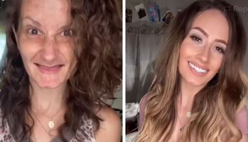 O femeie a devenit virală pe TikTok, după ce le-a arătat internauților cum arată cu și fără machiaj
