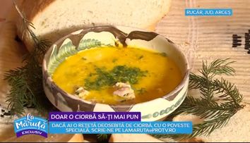 VIDEO Liana Olteanu ne-a arătat astăzi o rețetă delicioasă  de ciorbă rucăreană