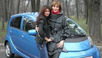 Ileana Lazariuc a testat la Pro Motor o masina electrica