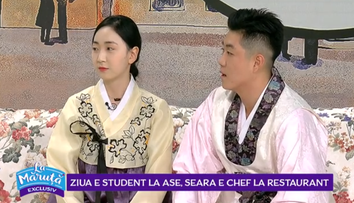 VIDEO Chef Kim i-a adus lui Măruță specialități coreene