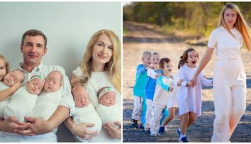 Soțul a părăsit-o după ce a născut cvintupleți. Au trecut zece ani de atunci, iar mama eroină arată în ce condiții își crește singură copiii