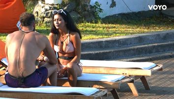 Love Island, 22 octombrie 2023. Discuții tensionate între Nargi și Kiprianos! Ce-i reproșează concurenta: „Îmi pare rău, dar…”