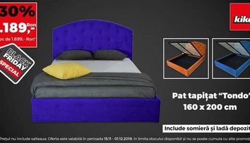 BLACK FRIDAY 2019. De Black Friday la kika găsesști paturi tapiţate şi dulapurile cu uşi culisante la prețuri reduse 