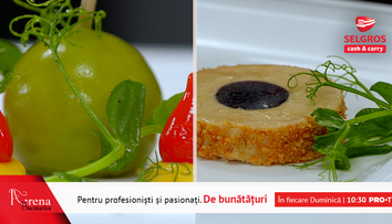 ARENA BUCĂTARILOR: Platou cu aperitive – terină, parfait, bonbon și roast beef