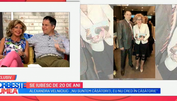 VIDEO Alexandra Velniciuc și Șerban Puiu se iubesc de 20 de ani