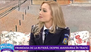 VIDEO Frumoasa de la rutieră, despre avansurile în trafic