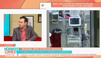 Medicina, între știință și credință. Radu Țincu, medic primar toxicologie, detaliază acest subiect