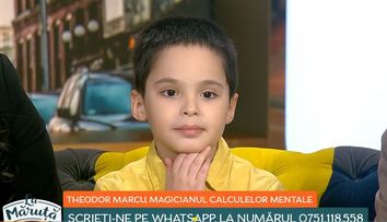 Theodor Marcu, maestrul calculelor mentale. Ce demonstrație impresionantă a făcut în emisiunea La Măruță