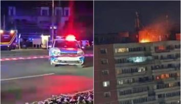 Imagini cu apartamentul din Galați peste care s-a prăbușit drona rusească: „S-a auzit o bubuitură puternică”