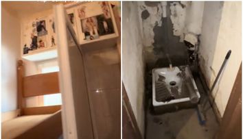 Cum arată și cât costă cea mai mică garsonieră din București. Măsoară doar 3,59 mp. Videoclipul care a stârnit hohote de râs: „Nici să mori nu ai loc în așa garsonieră”