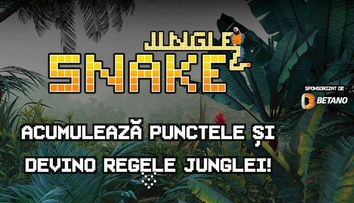Ai fost vreodată în junglă? Joacă Jungle Snake și câștigă premii săptămânale!